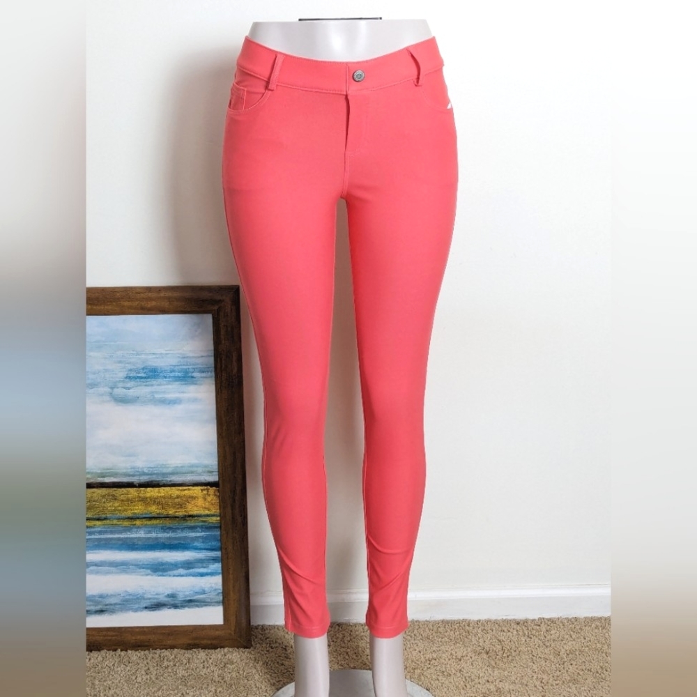 Dark Coral Jeggings